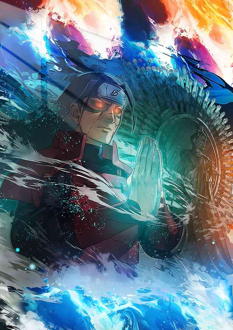 1st Hokage - Chakra Storm - Blue, Orange