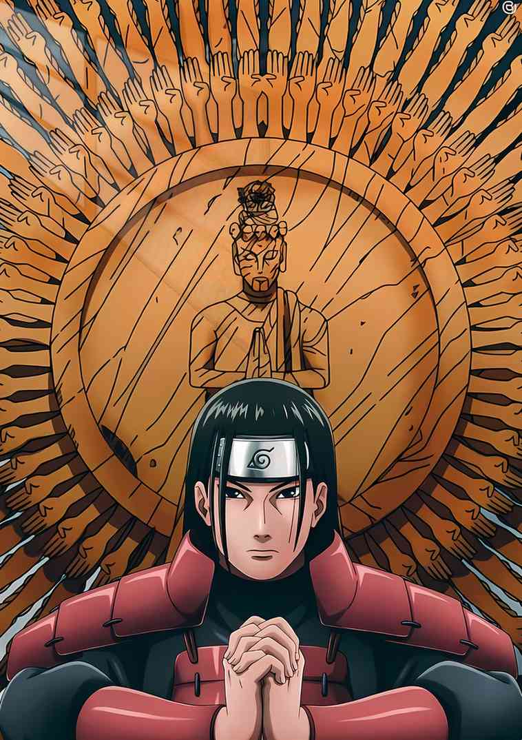 1st Hokage - Praying Hands - Orange