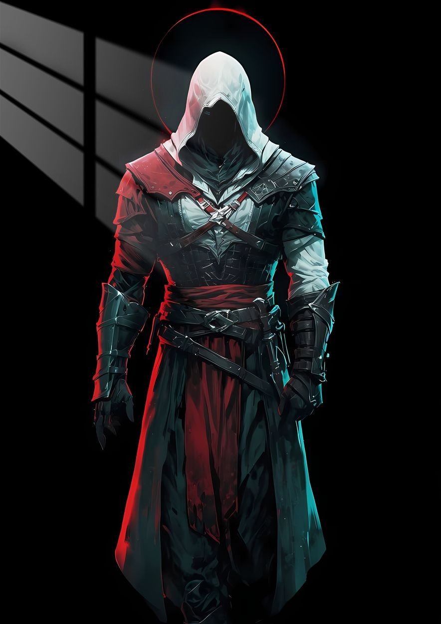 Assassin -  Neo-noir - Red & Teal