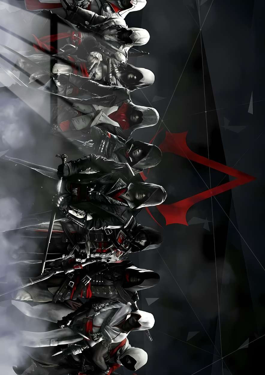 Assassin Brotherhood -  Dramatic Lineup - Red & Black