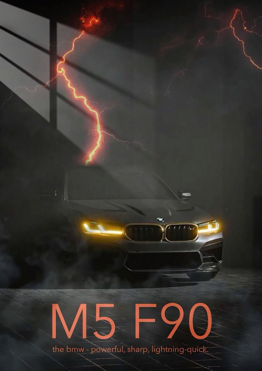 BMW M5 F90 - Thunderstorm - Grey