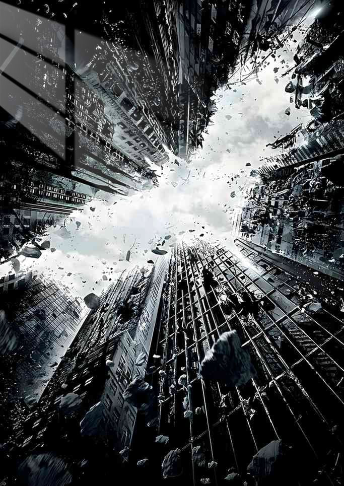 Batman - Vertical Collapse - Grey