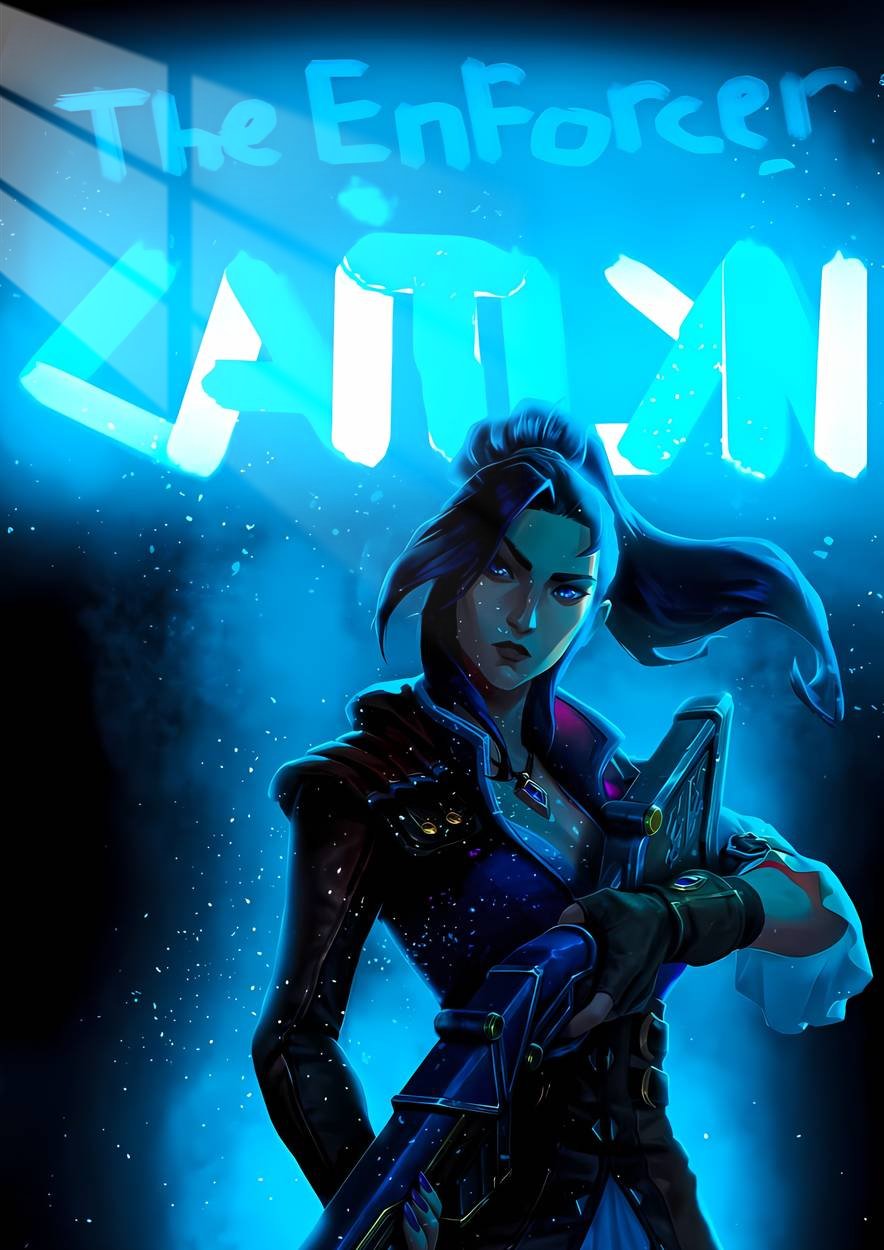 Caitlyn - Enforcer - Cyan