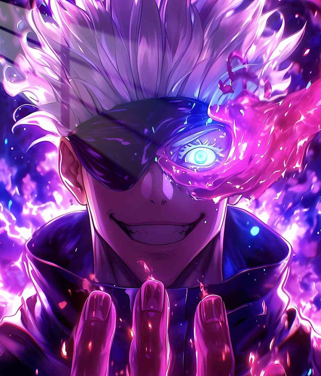 Gojo - Cursed Energy - Purple