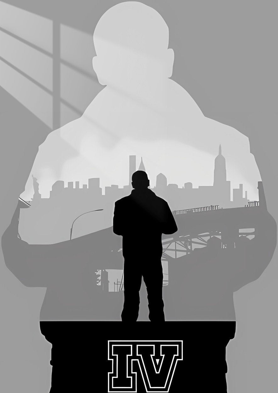 IV - Gritty Horizon - Grayscale