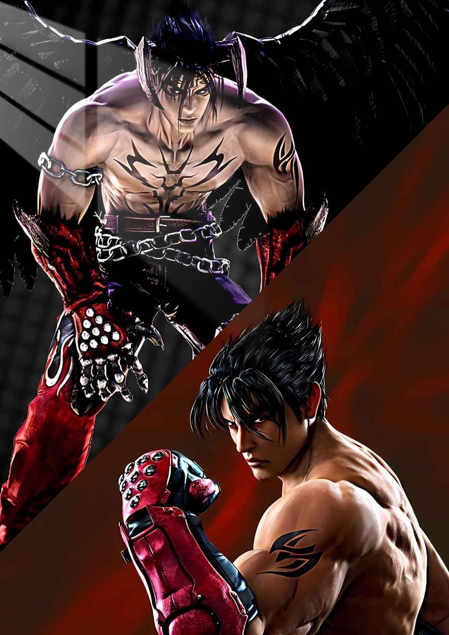 Jin Kazama - Tekken - Cursed Bloodline.