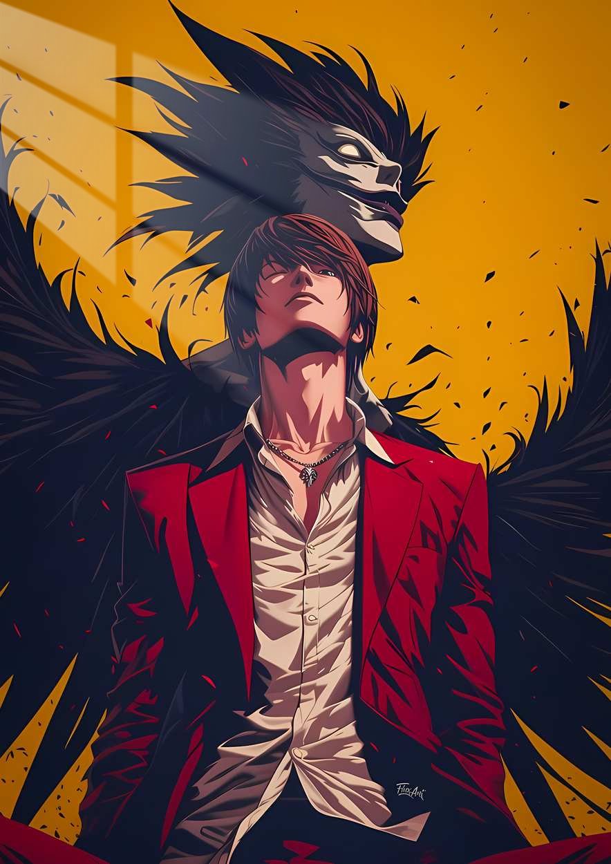 Light & Ryuk - Wings - Orange