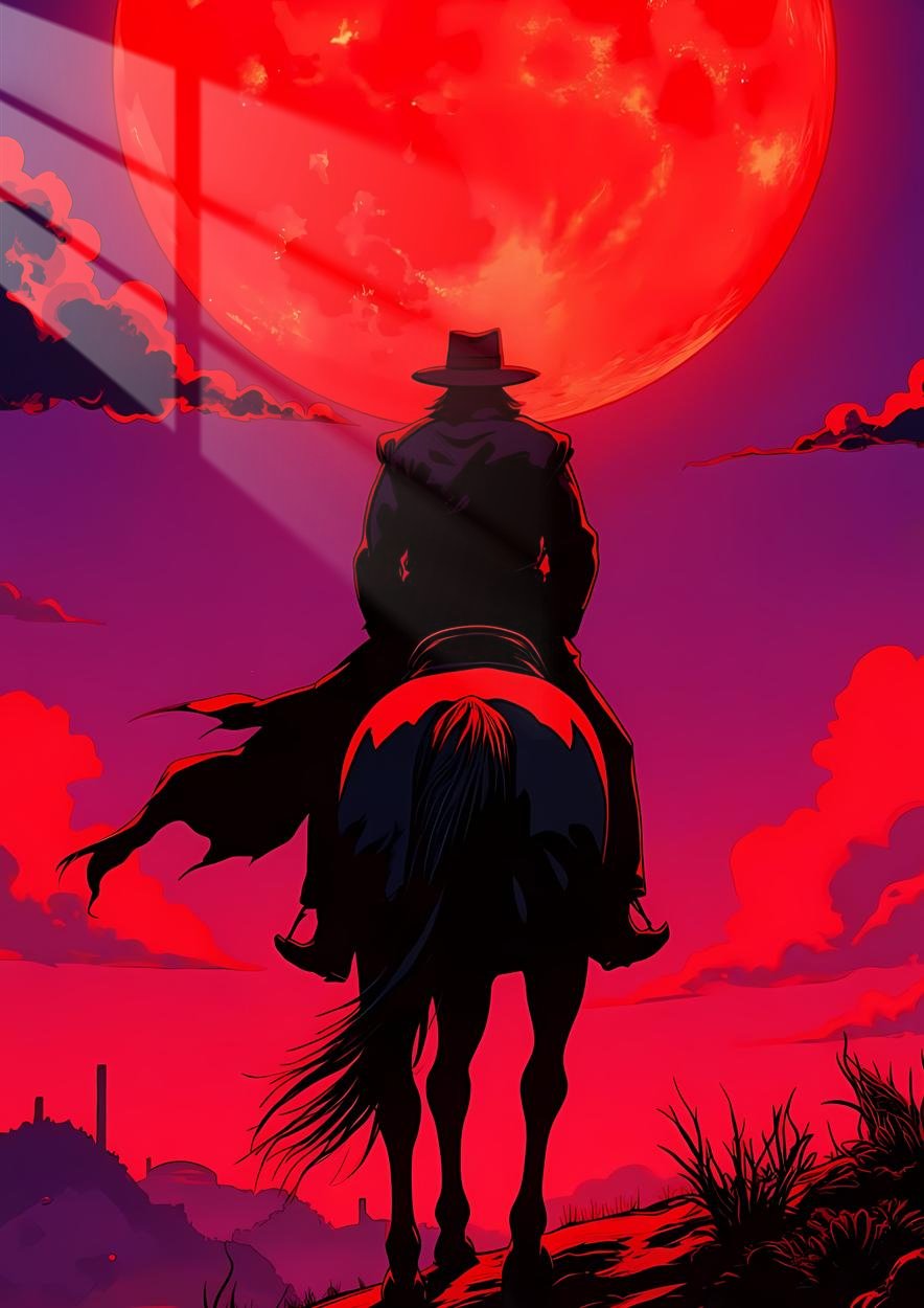 Lone Rider - Blood Moon - Crimson