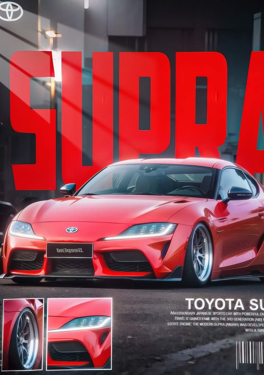 MK5 Supra City Cruise - Realistic Style - Red