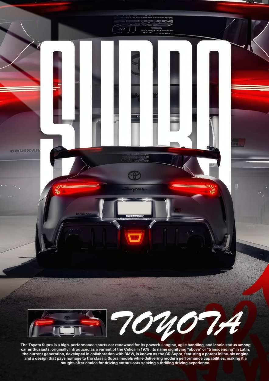 MK5 Supra Rear View - Dark Elegance - Grey