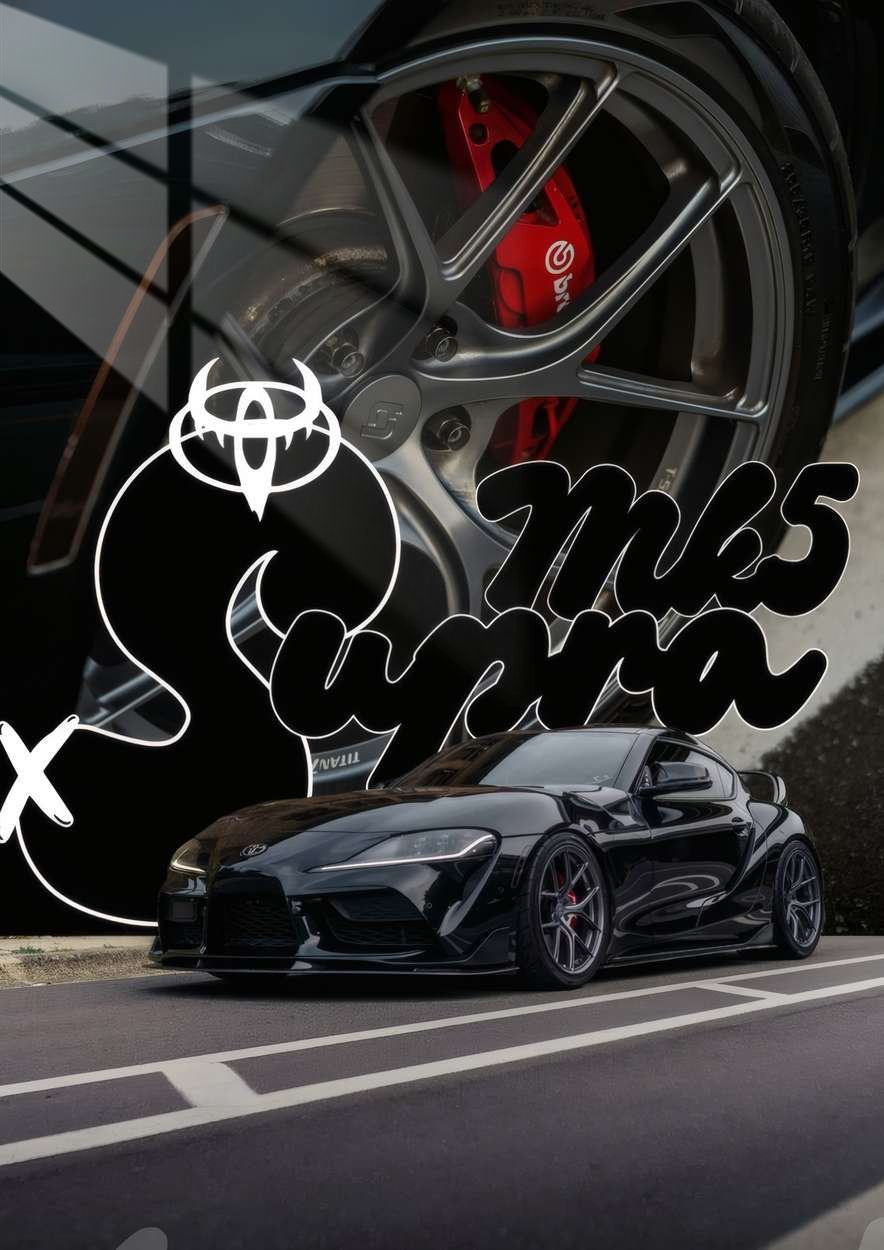 MK5 Supra Street Presence - Dark Minimalist - Black