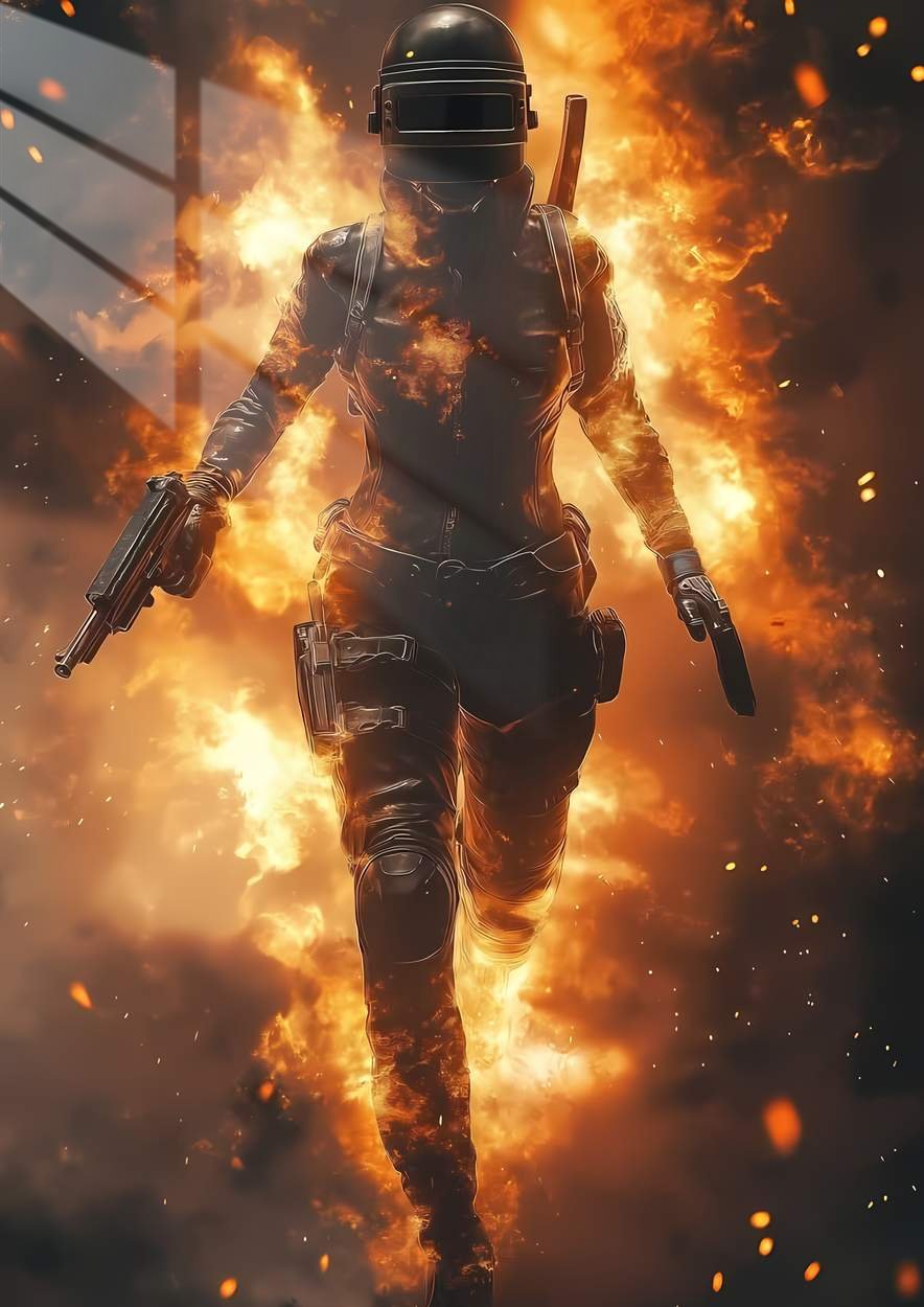 PUBG Inferno - Fiery Assault - Orange