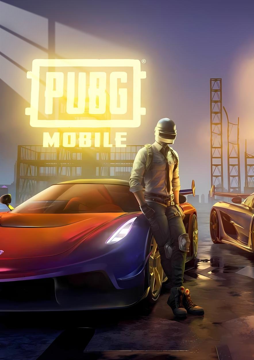 PUBG Mobile - Player & Supercar - Sunset Hues
