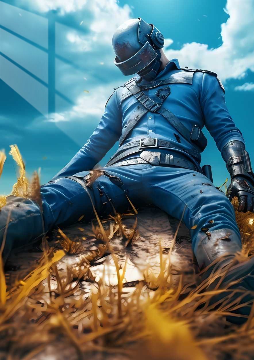 PUBG Soldier -  Weathered - Teal