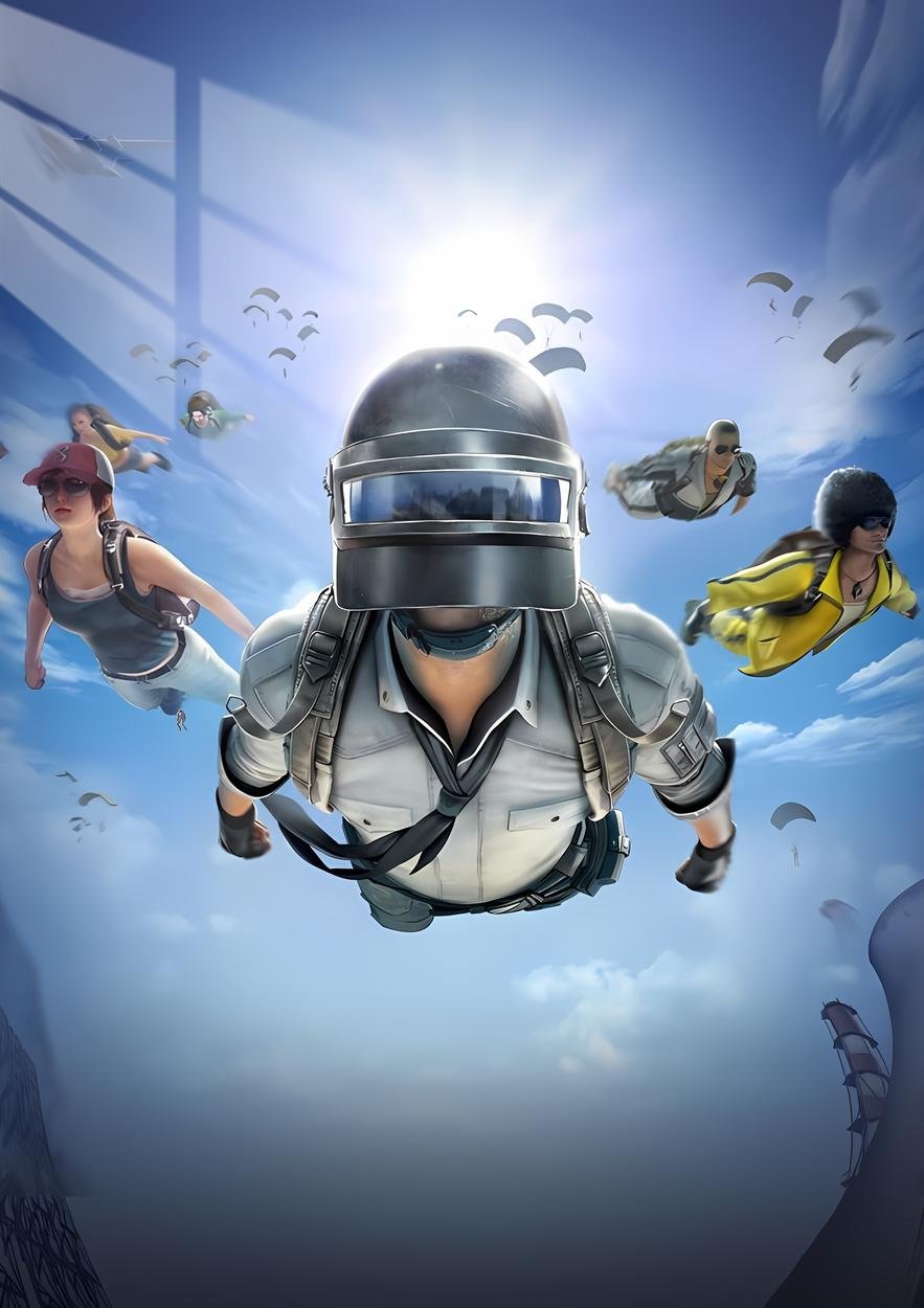PUBG Squad Jump - Skydive - Blue