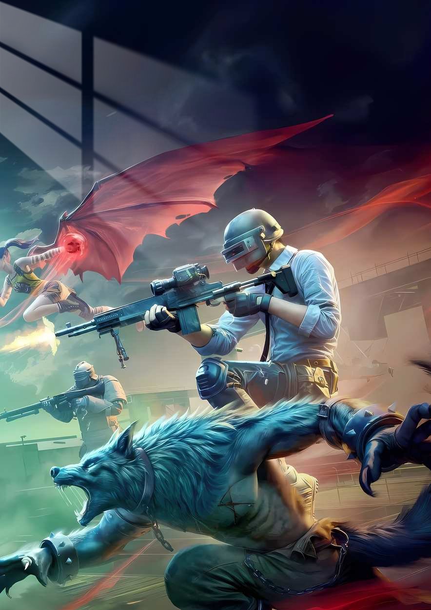 PUBG Werewolf Assault - Fantasy - Teal