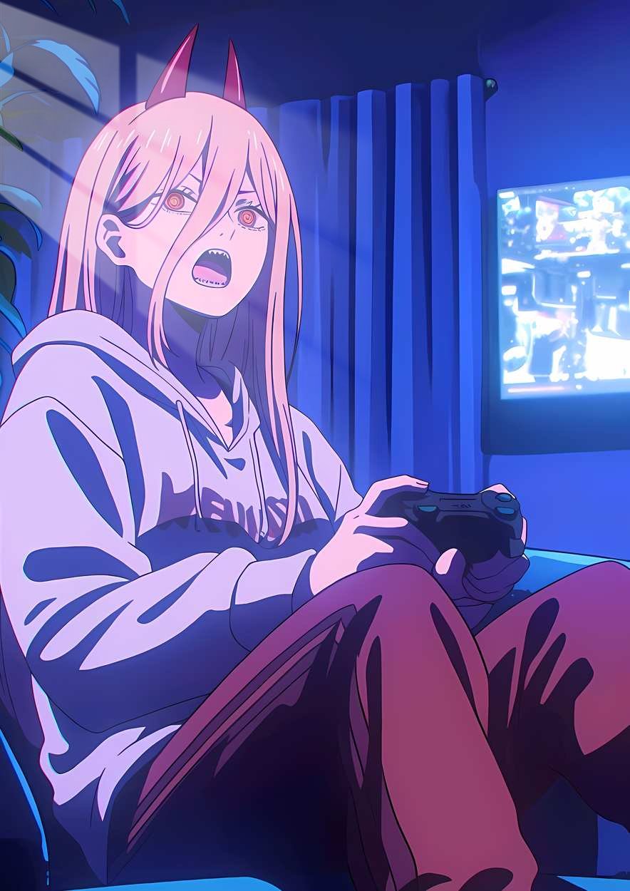 Power Gaming - Night - Purple