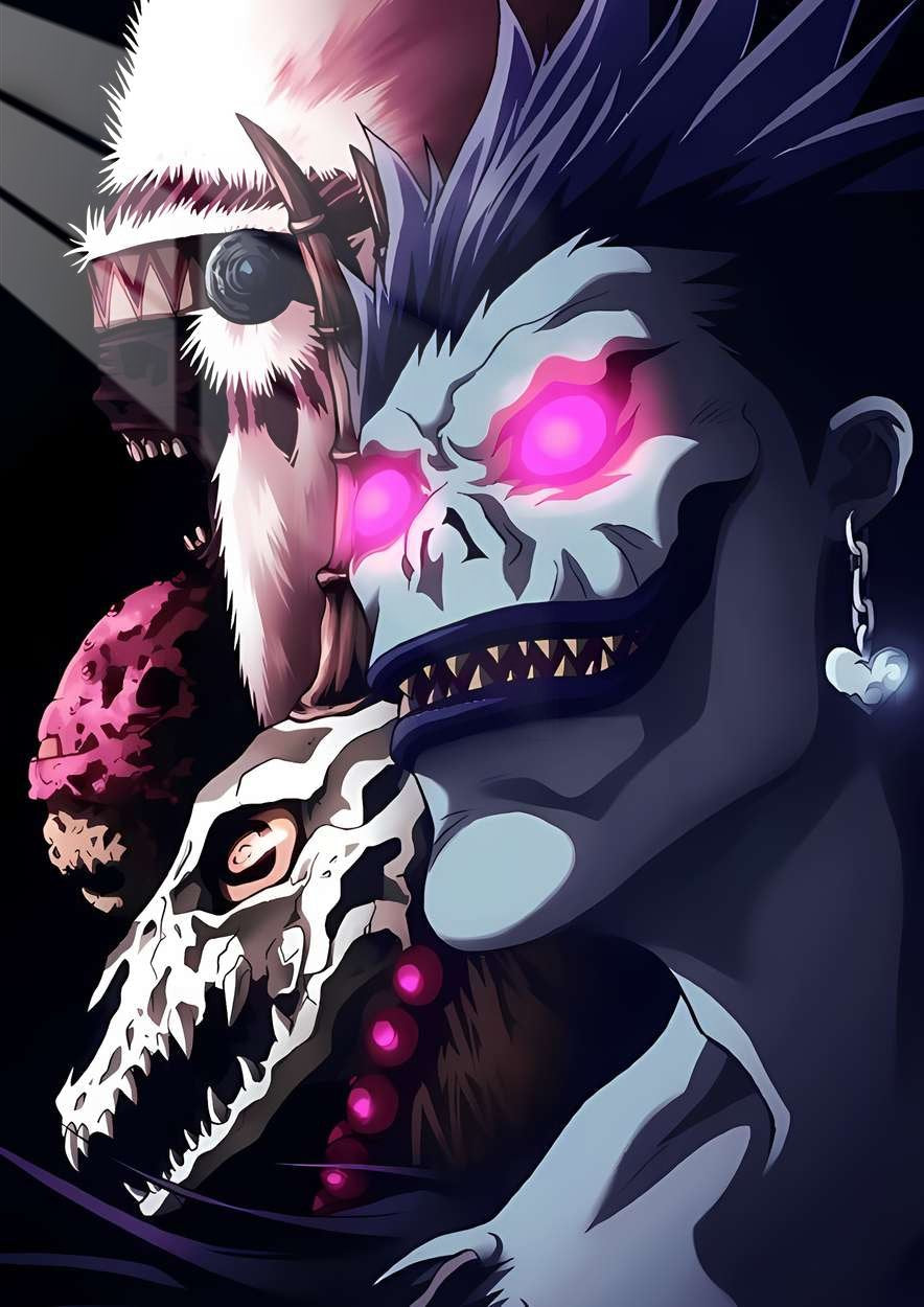 Ryuk and Shinigami - Dark - Purple