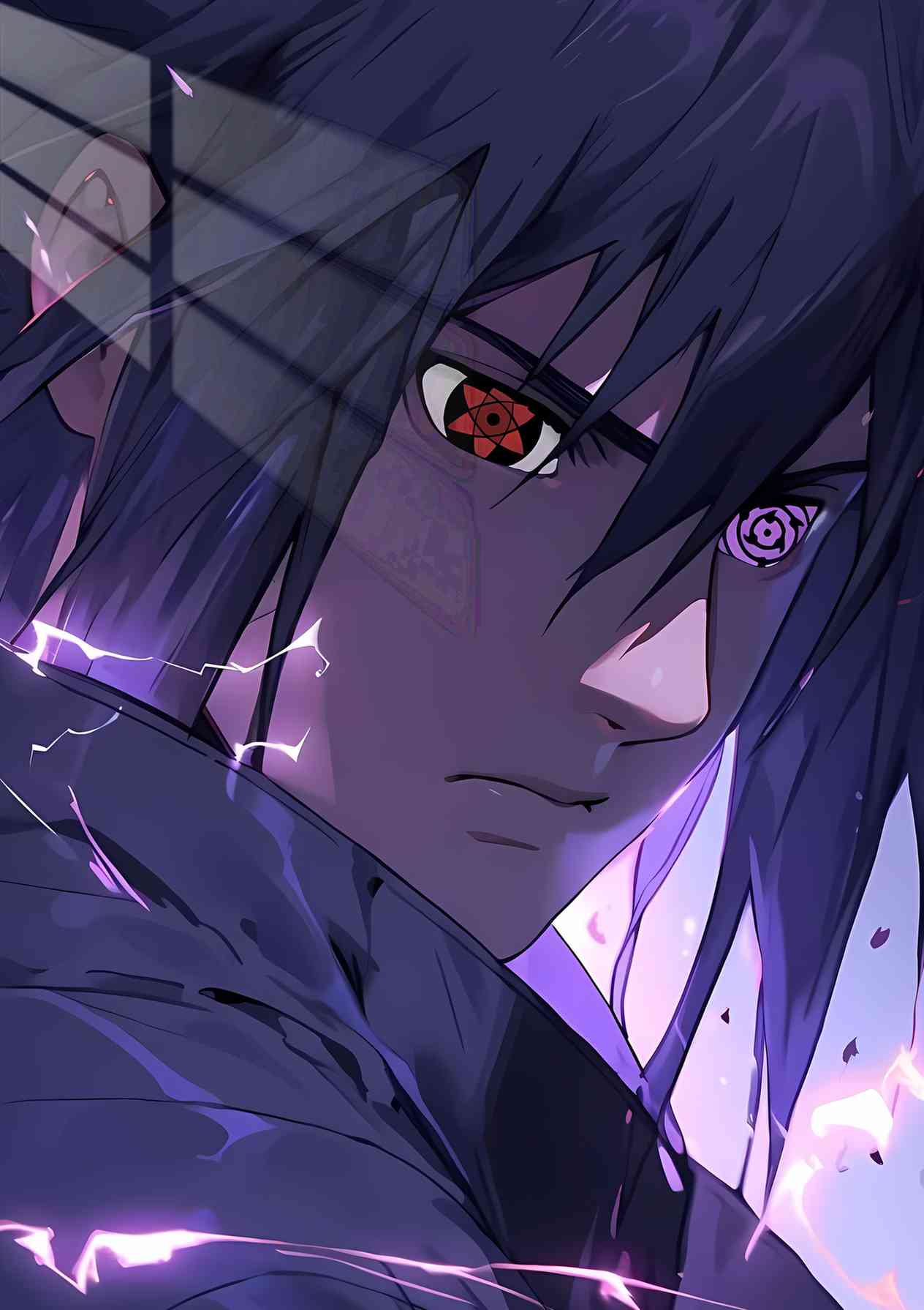 Sasuke Rinnegan - Purple Energy - Purple