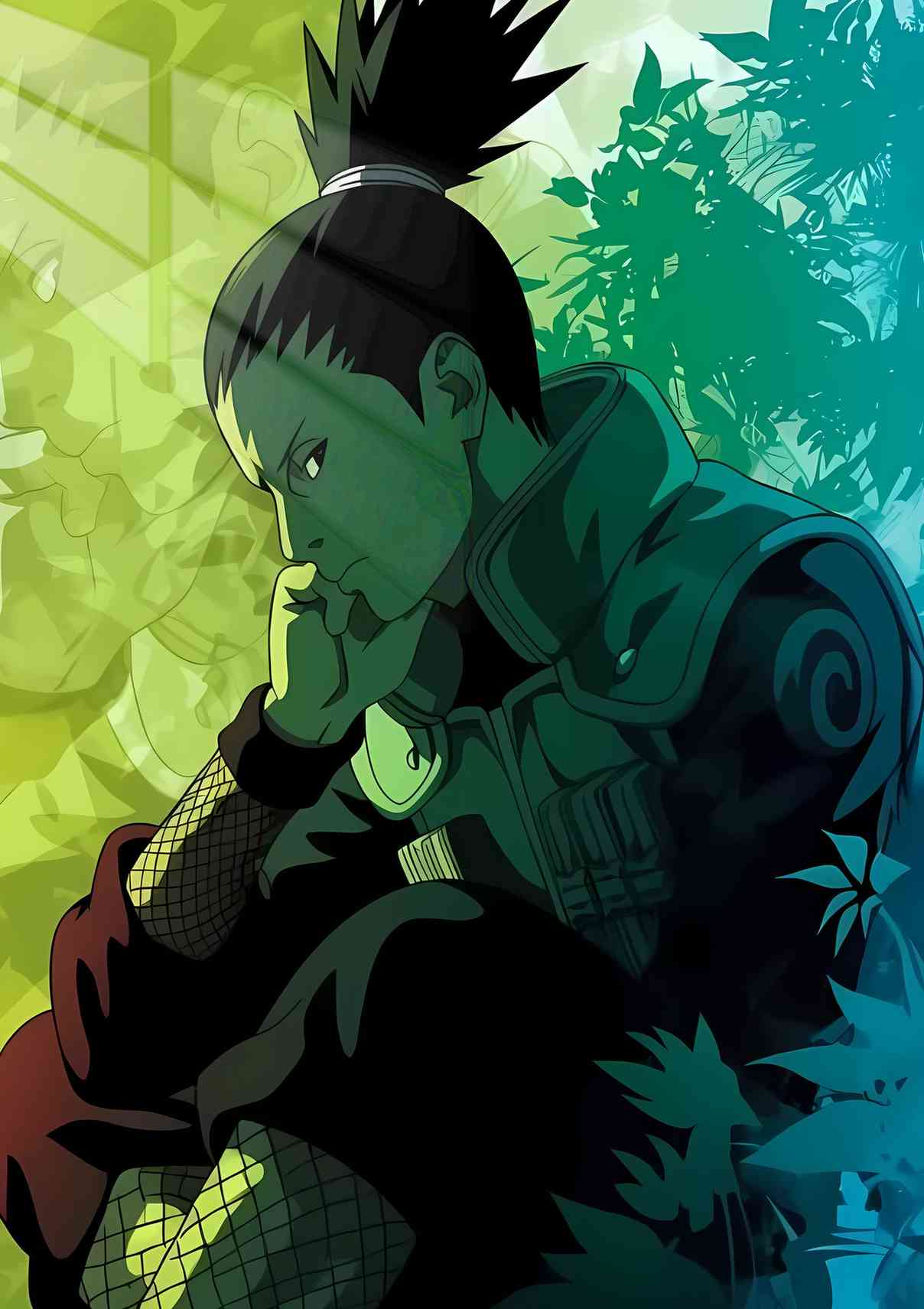 Shikamaru - Contemplative - Green