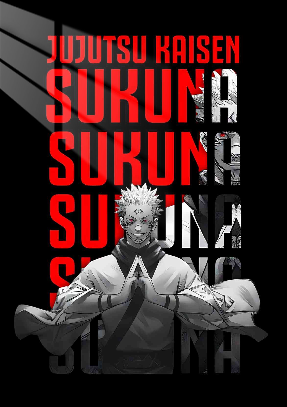 Sukuna - Monochrome - Red