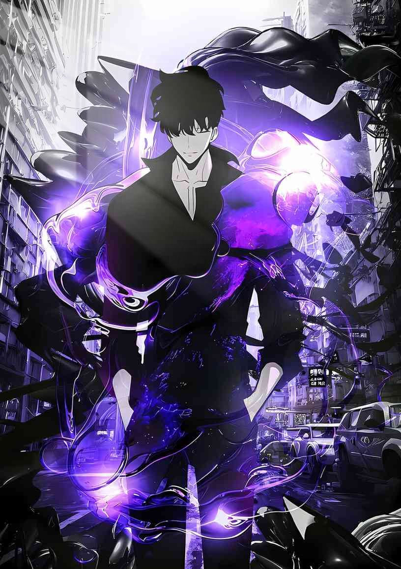 Sung Jinwoo - Shadow Clouds - Purple