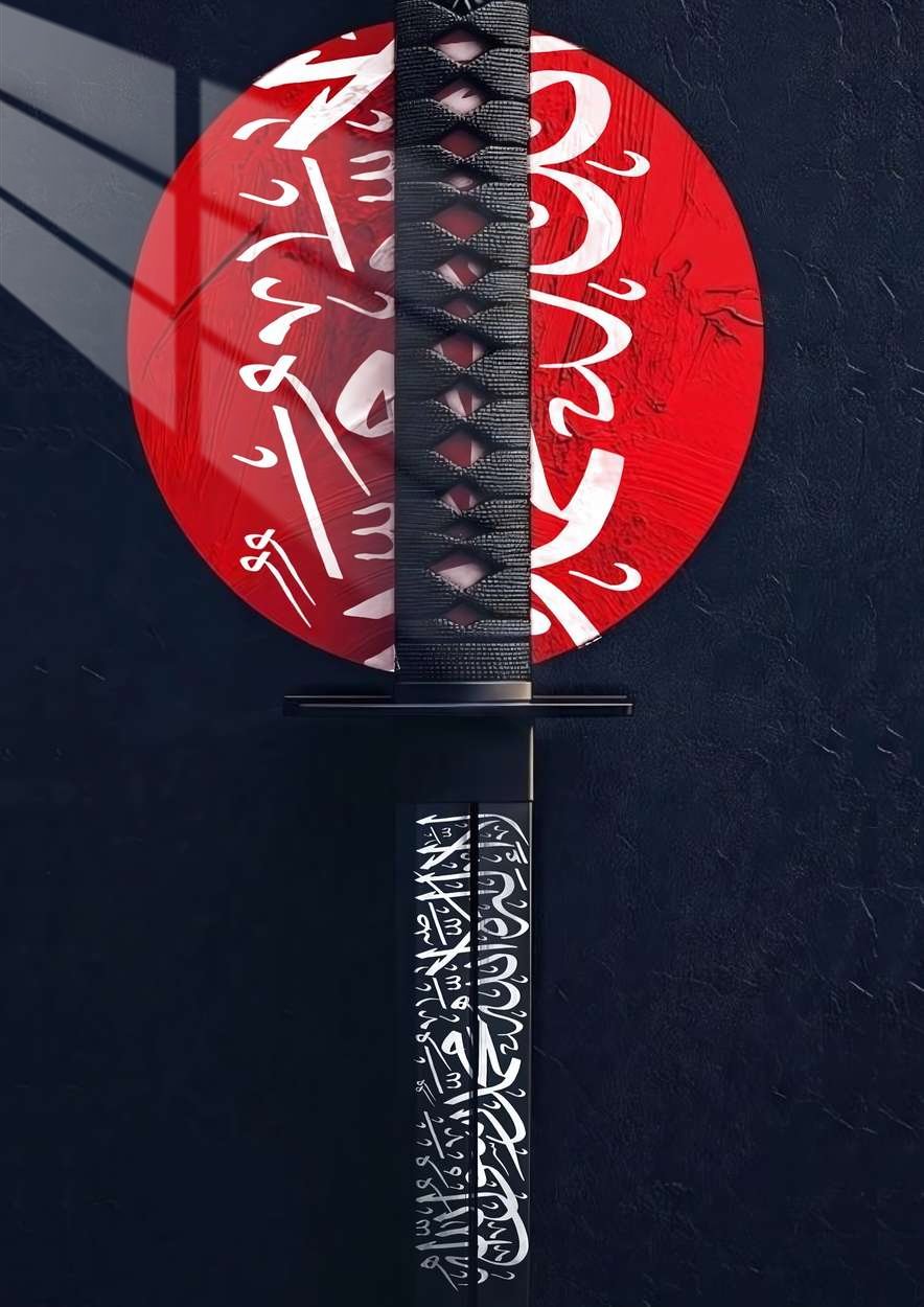 Sword's Faith -  Abstract - Red & Black