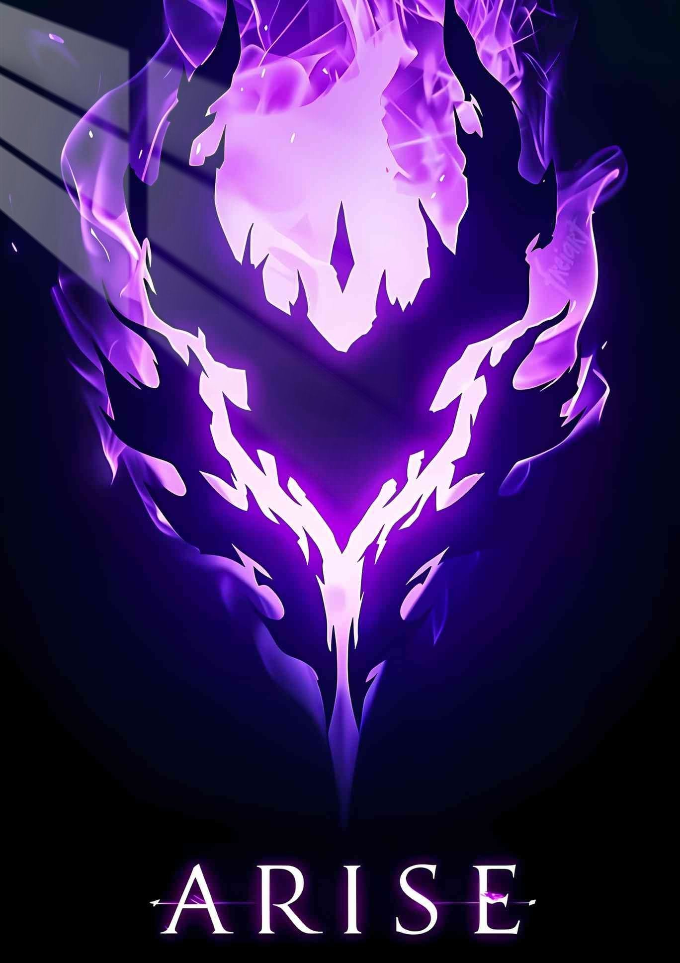 The Monarch - Flames - Purple