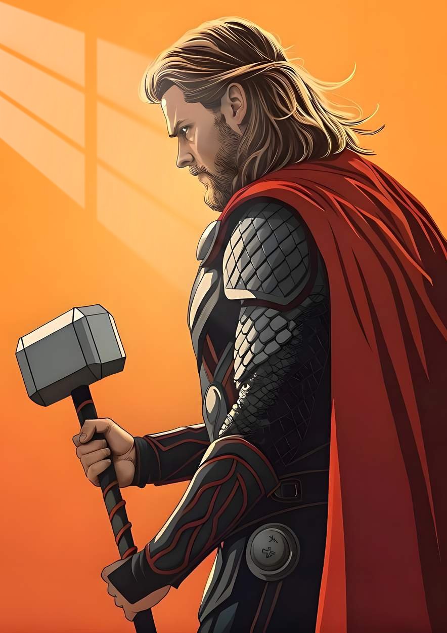 Thor - Vigilant Horizon - Golden Crimson