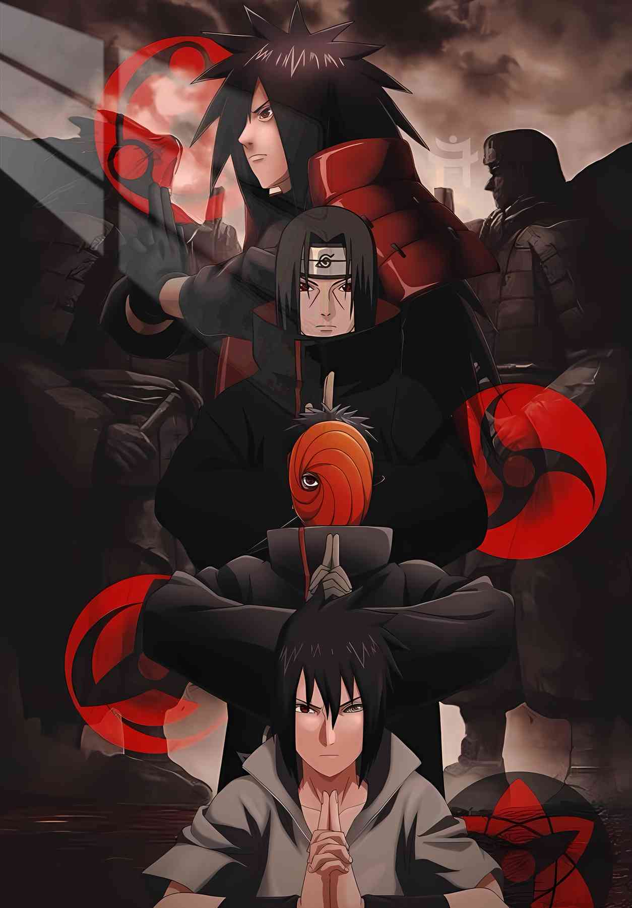 Uchiha Legacy - Dark - Red