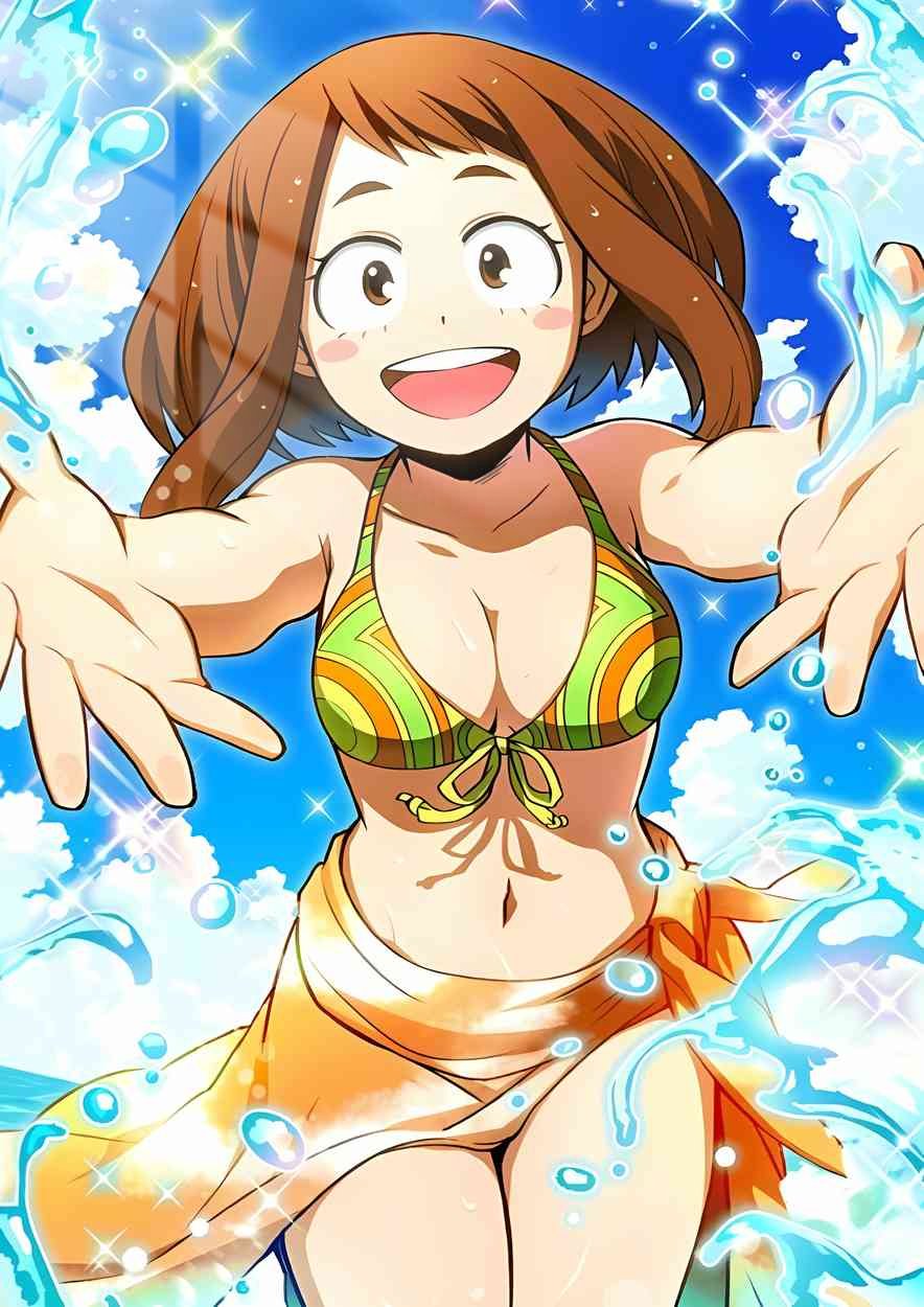 Uraraka Beach Fun - Water - Teal