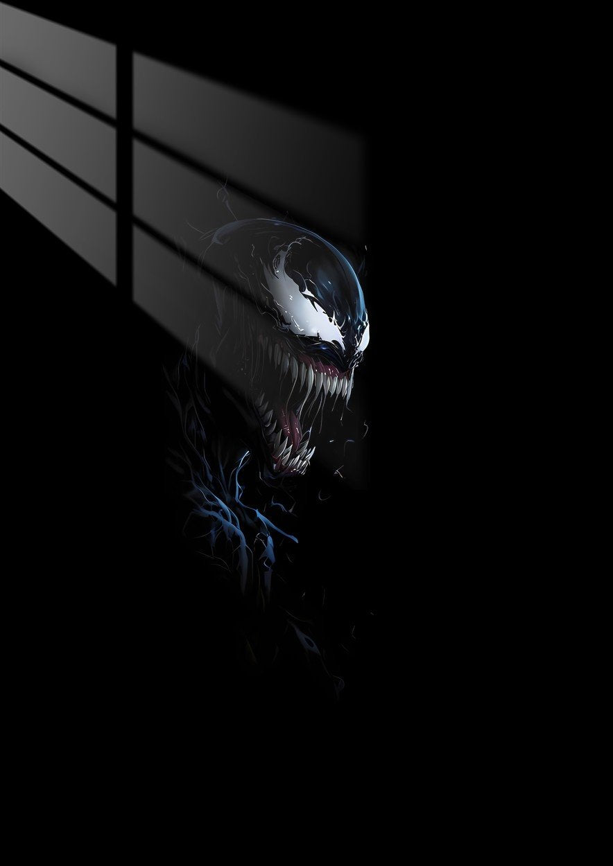 Venom's Fangs - Dark Art - Black, Blue