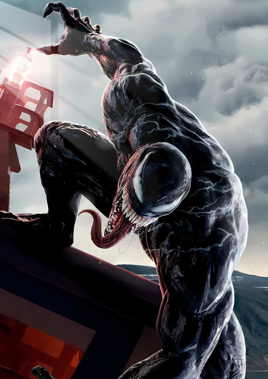 Venom's Prowl - Dark Symbiote - Black, Red