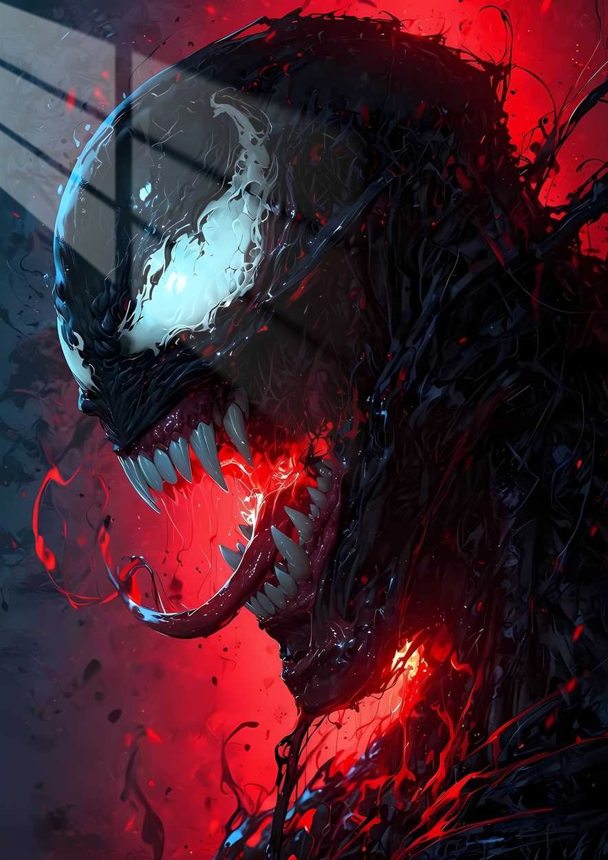 Venom's Rage - Liquid Metal - Red, Black