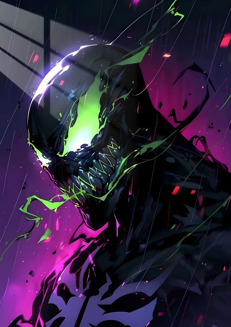 Venomized Rage -  Liquid Symbiote -  Purple, Green