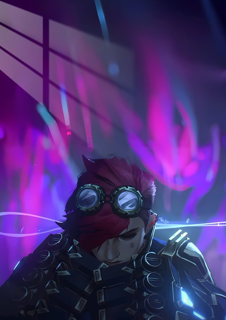 Vi -  Cyberpunk Gloom - Purple