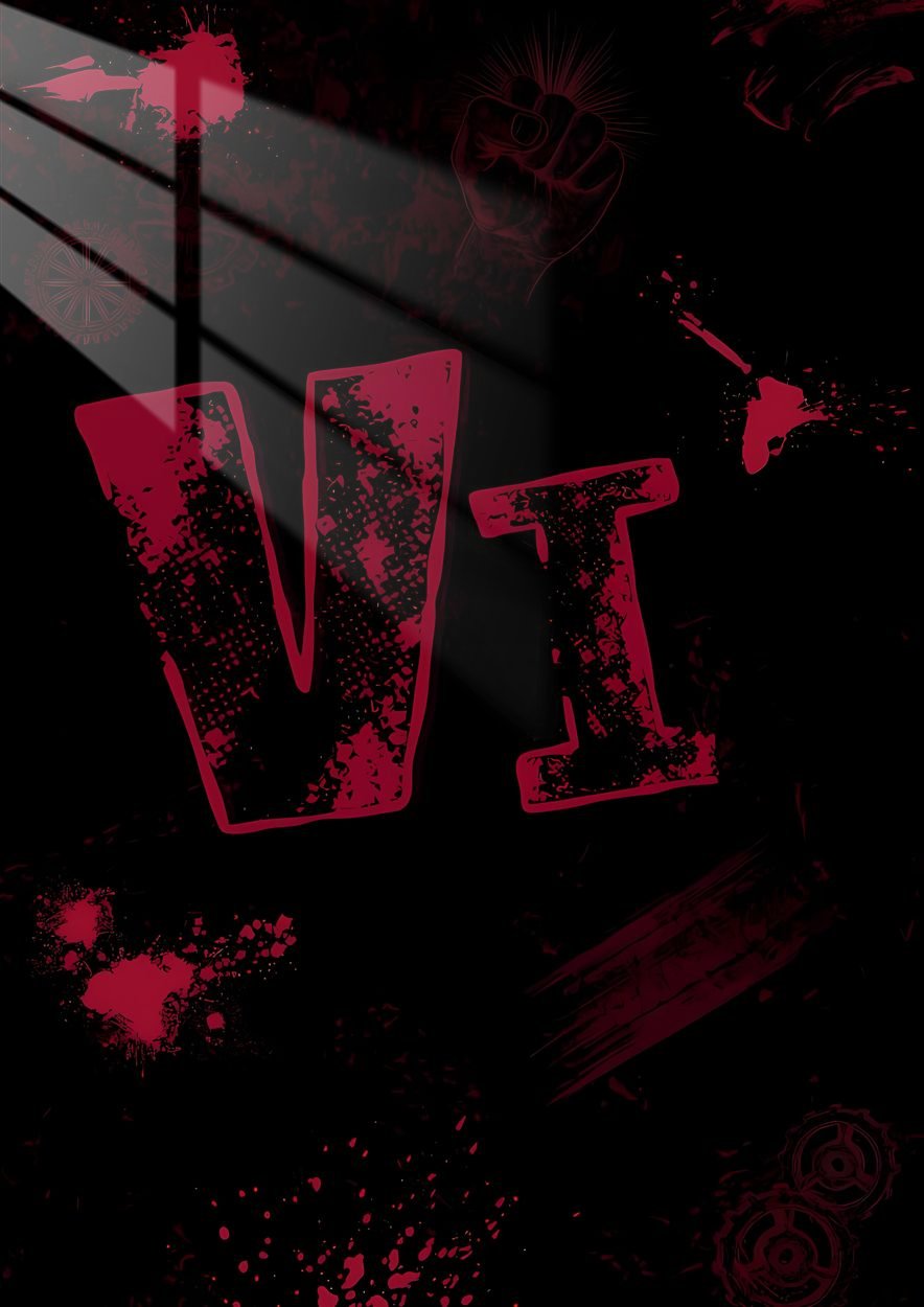 Vi's Fury - Grunge Grit - Crimson