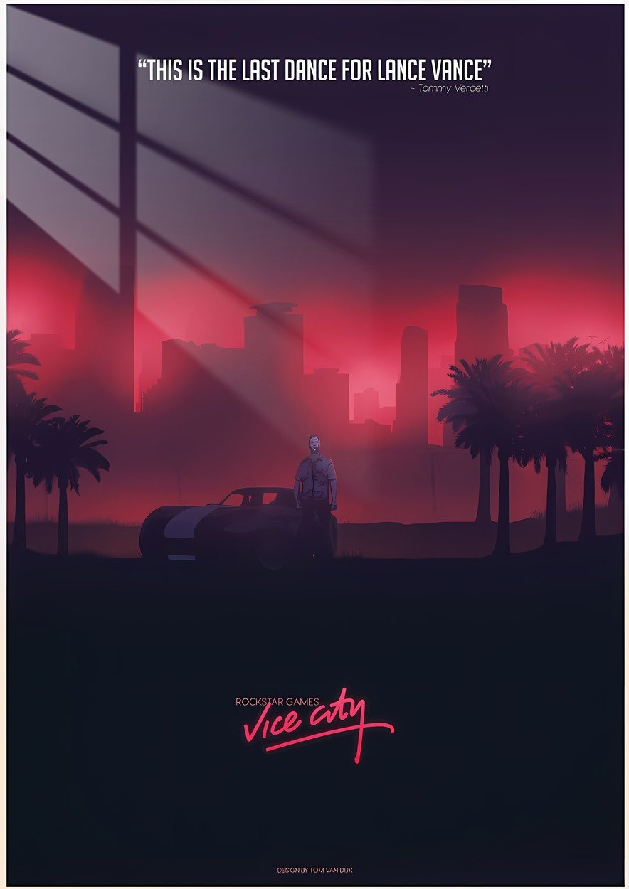 Vice City - The Last Dance - Neon Red