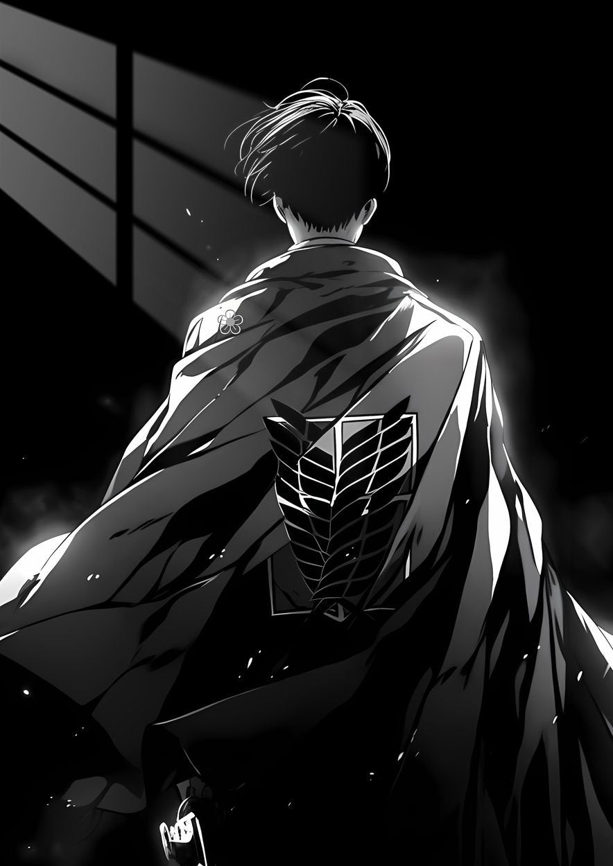 Wings of Freedom - Monochrome - Black