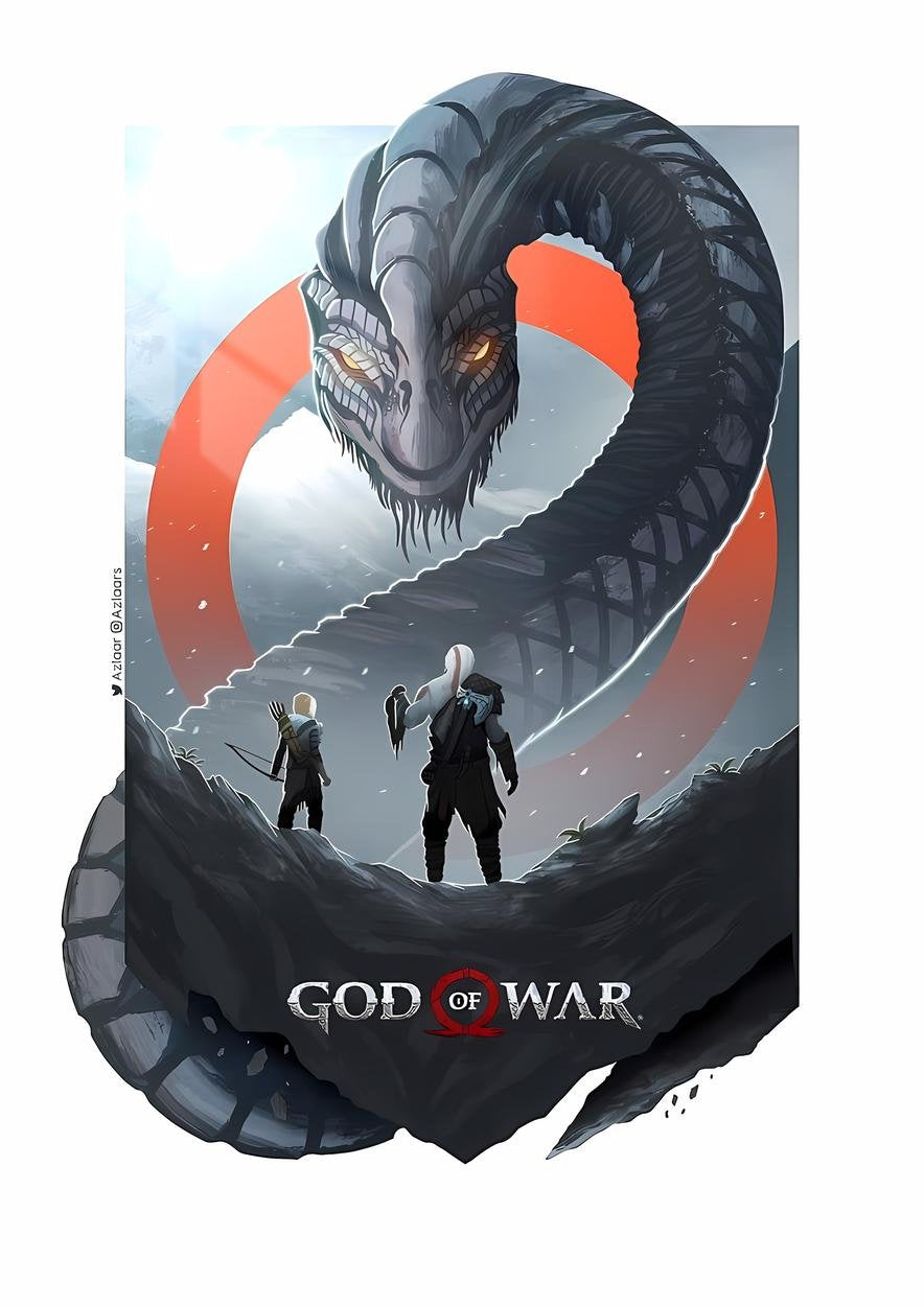 World Serpent's Gaze - Epic Confrontation - Grey & Orange