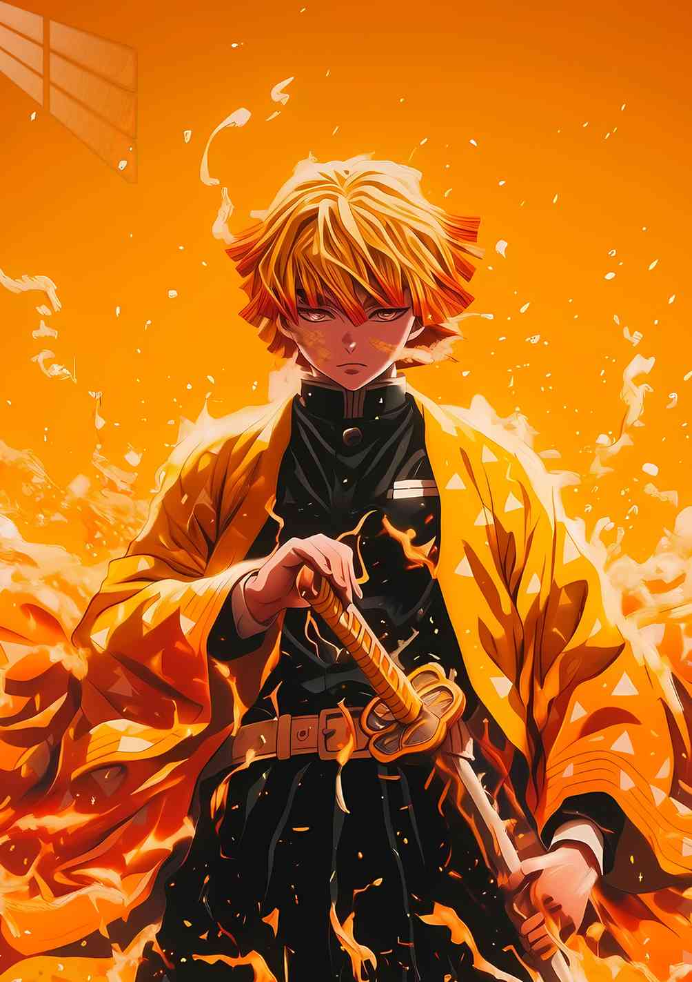 Zenitsu - Fiery - Orange