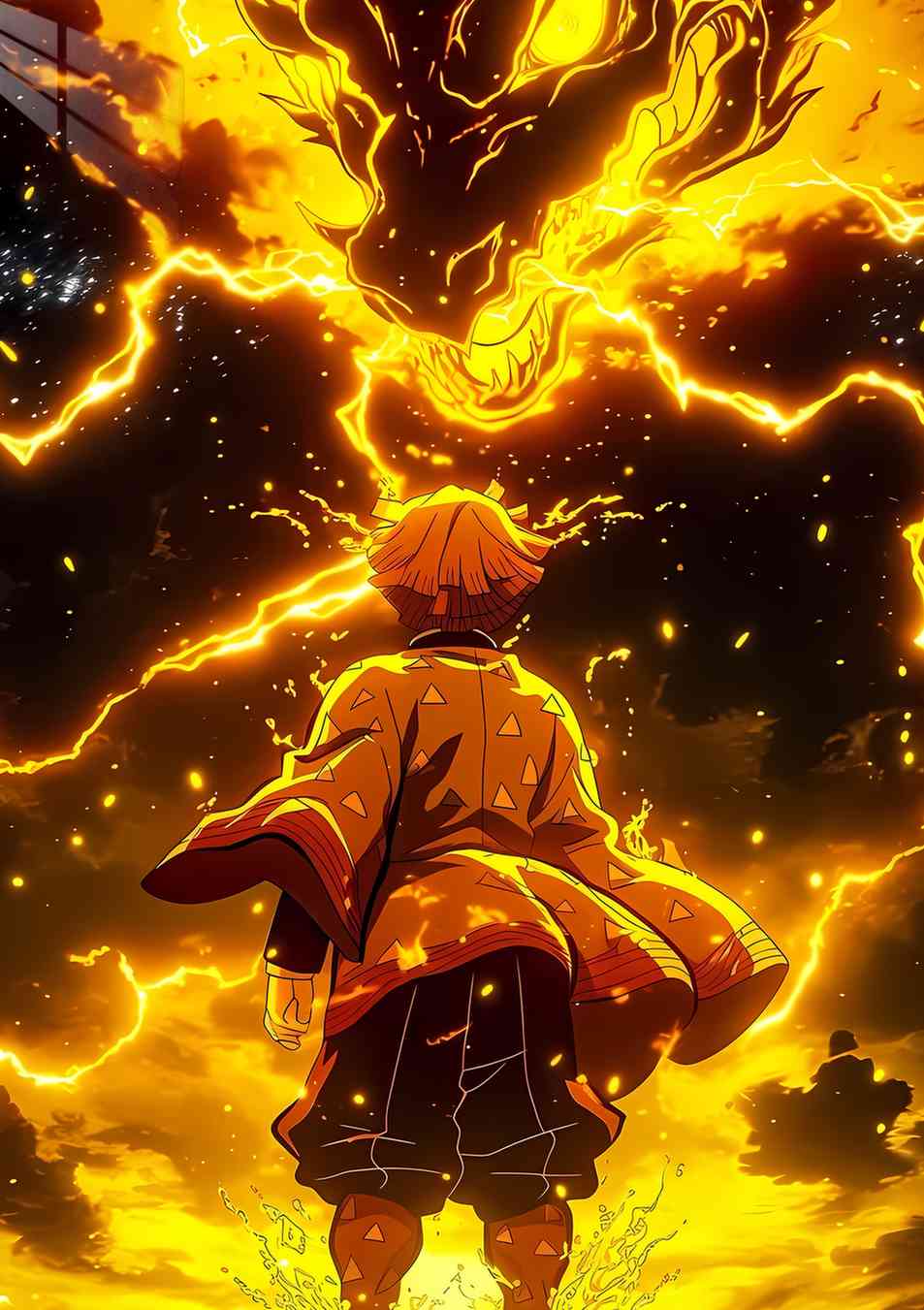 Zenitsu - Fiery Dragon - Yellow