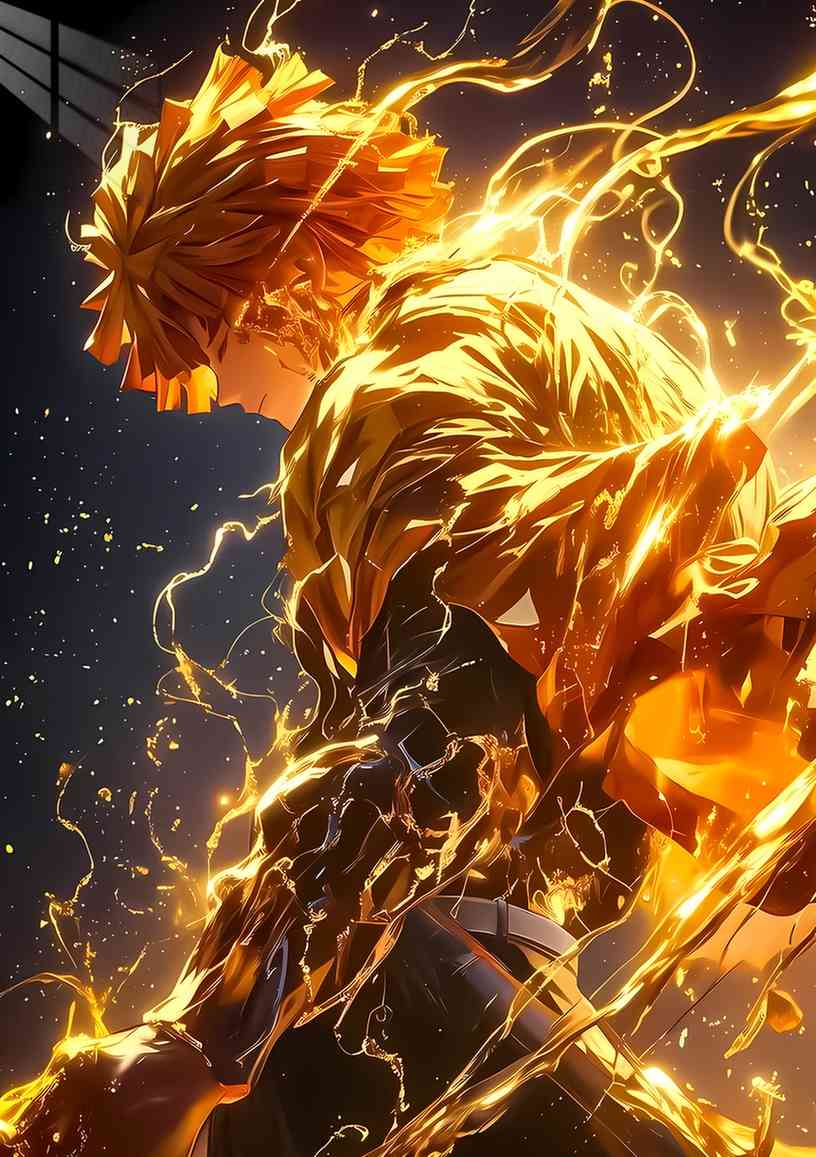 Zenitsu - Golden Flames - Gold