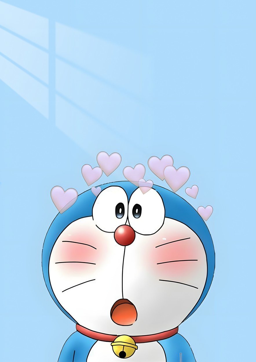 Doraemon - Cute - Blush - Blue